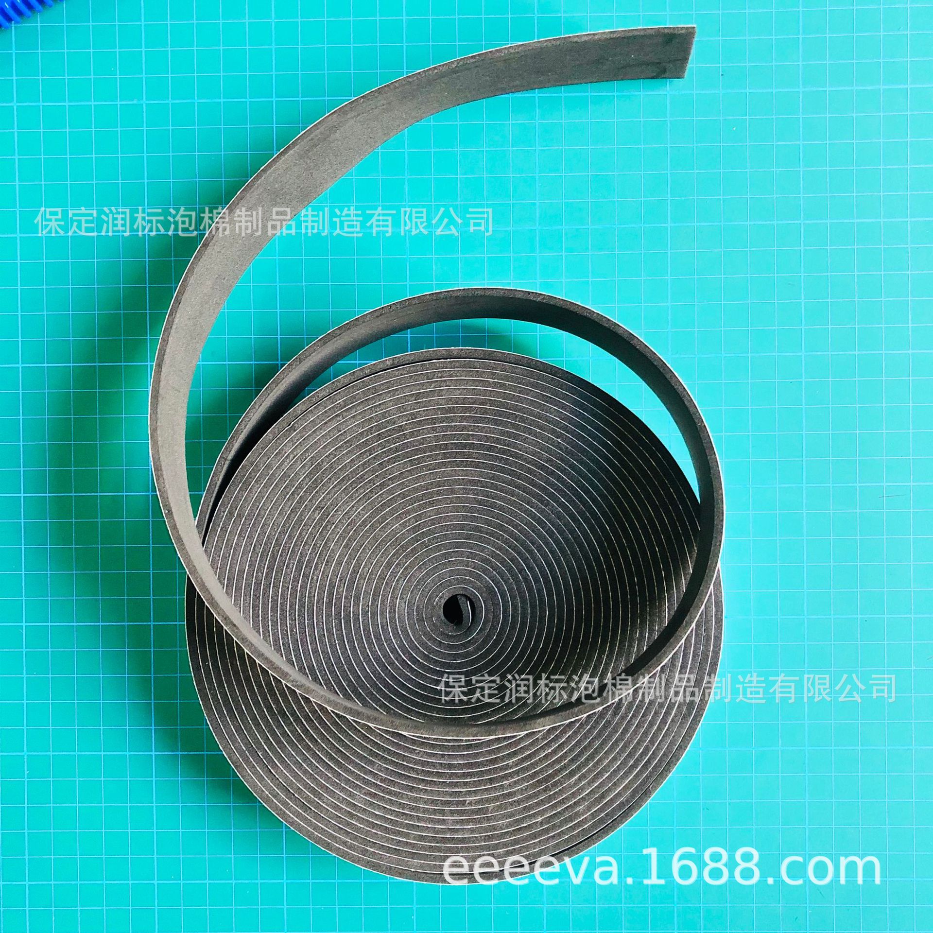 自粘Cr泡棉胶条EPdm泡棉密封条各种背胶密封胶条烧不着火的胶带