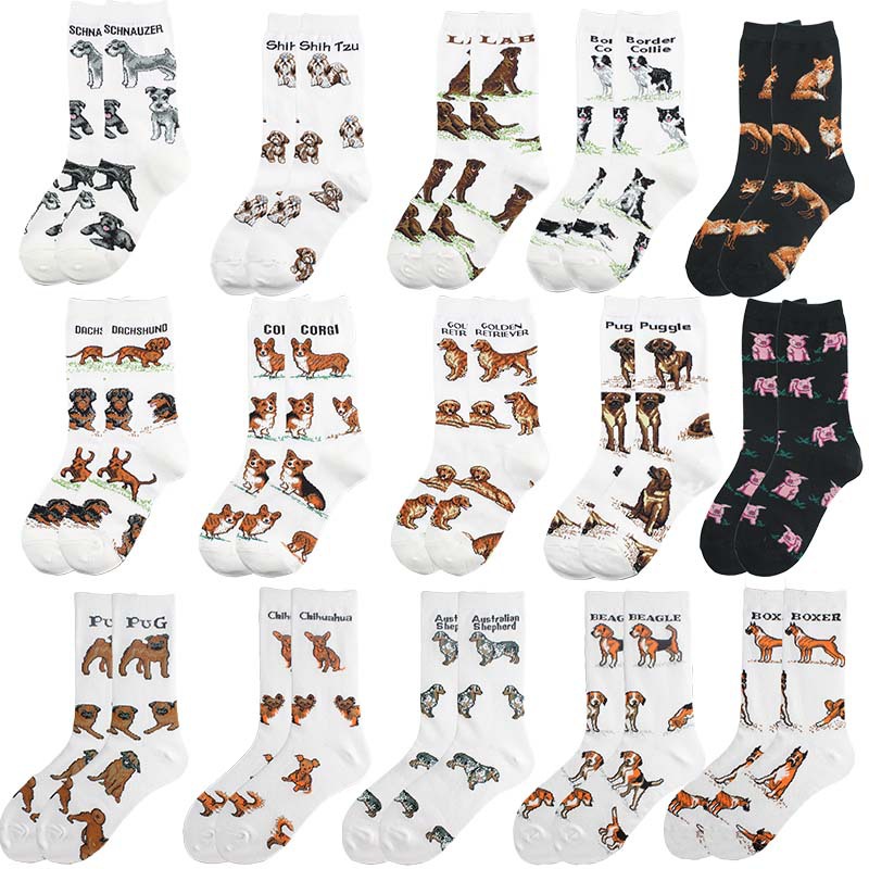 Unisex Cute Animal Cotton Ankle Socks A Pair display picture 3