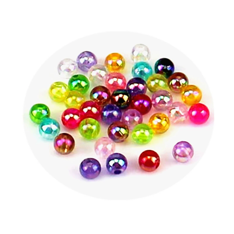 Transparent acrylic round beads handmade, 3mm, 12mm, wholesale