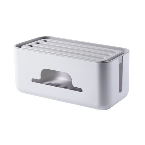 Home power outlet cable wire organizer Power cord cable management box Large size Socket junction box cable organizer