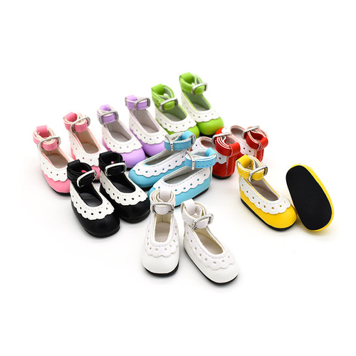 bjd shoes 6 points doll high heels cotton doll doll elastic buckle princess shoe accessories wholesale