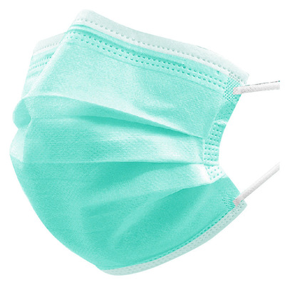 disposable green Mask Anti-fog and haze Dust three layers Adult student currency Mask ventilation handsome Mask
