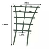 Gardening plastic plant support frame climbing vine flower stand can stack the flower stand