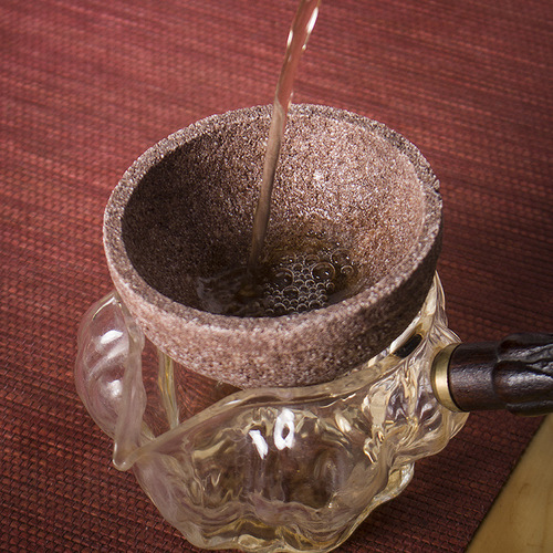 Tao Ciba non-porous filter creative tea filter household tea filter funnel ceramic tea filter tea funnel fair cup