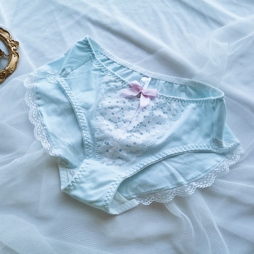 Foreign trade daily single cotton large size fat MM high waist lace women's underwear large size fat 200 pounds underwear