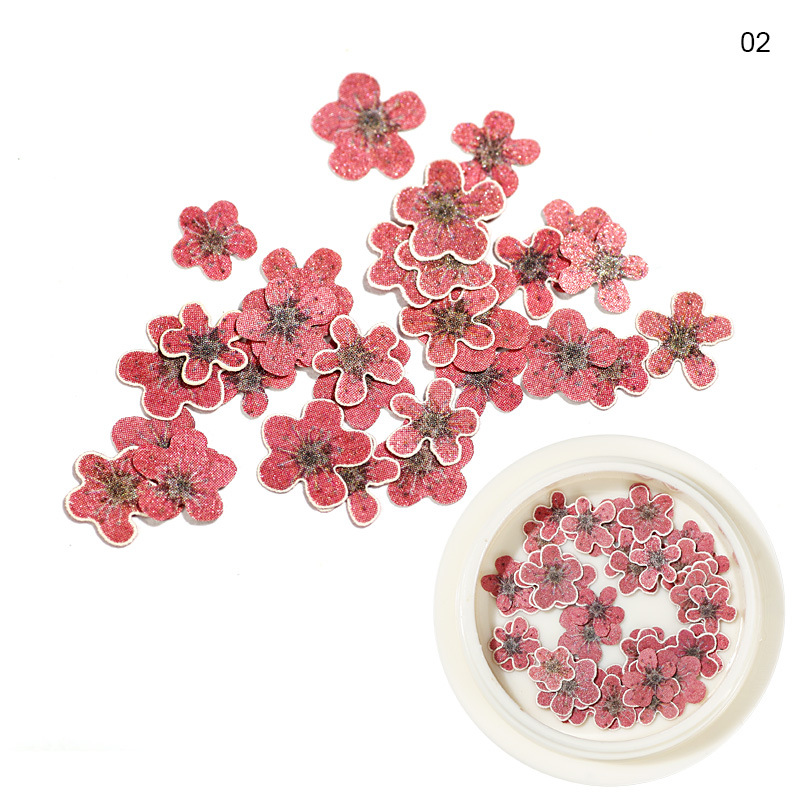 Joyas de manicura de la princesa inswind coloridas flores y hojas pájaros mariposas primavera serie de pulpa de madera parche de manicura