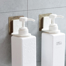 酒店洗手液瓶子按压浴室皂液器架 卫生间拉丝壁挂沐浴露挂架