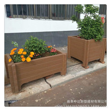 海陽水泥仿木花箱花桶 廠家低價銷售 戶外裝飾種植仿木水泥花箱