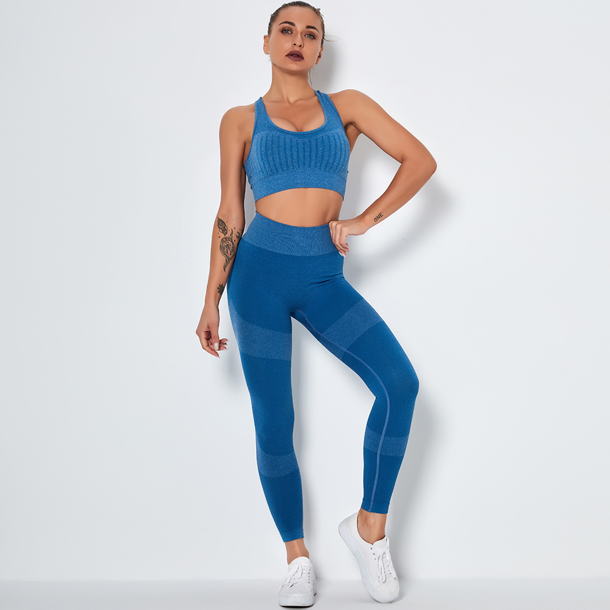 traje de yoga fitness sin costuras de secado rápido NSNS11038