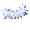 Red hair accessory for bride, wedding dress suitable for photo sessions, flowered