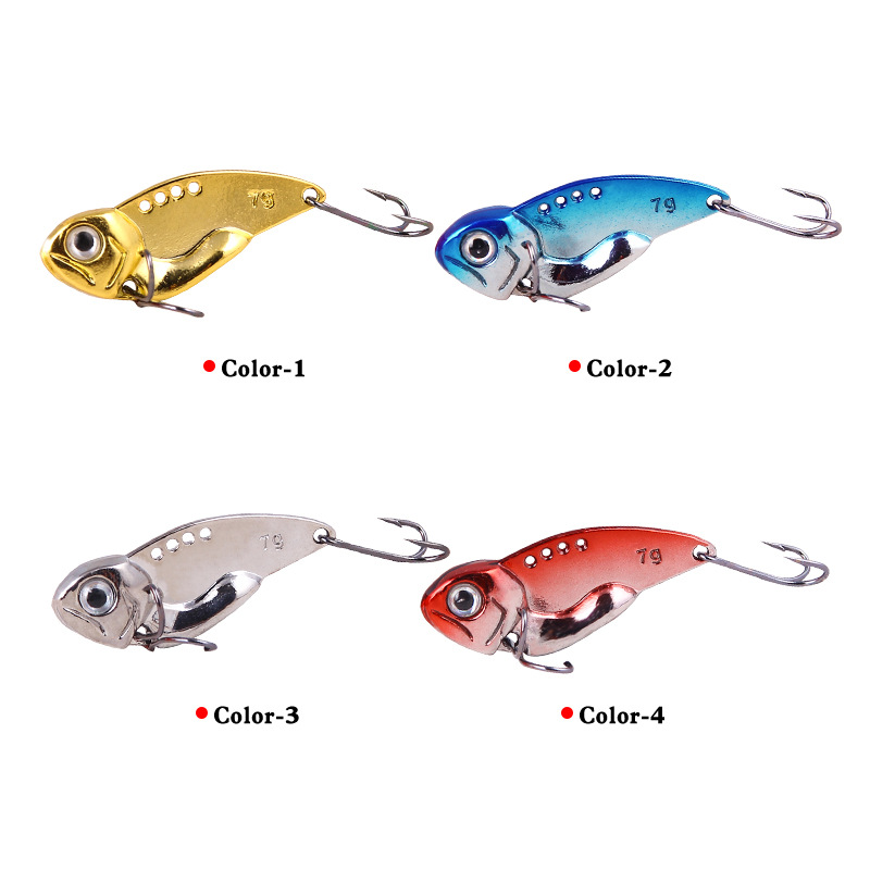 Metal Blade Baits Sinking VIB Lures Spinner Baits Fresh Water Bass Swimbait Tackle Gear