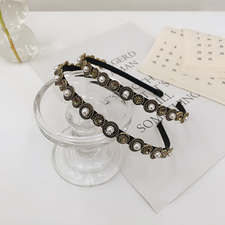 Korean Baroque Full Diamond Hair Band display picture 1