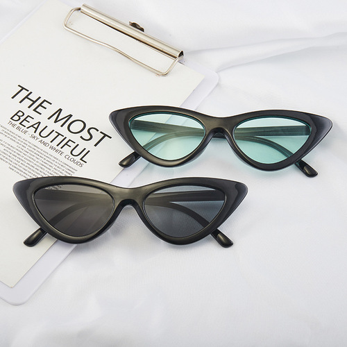 厂家直销潮流墨镜网红小框猫眼太阳镜时尚韩版复古眼镜太阳眼镜