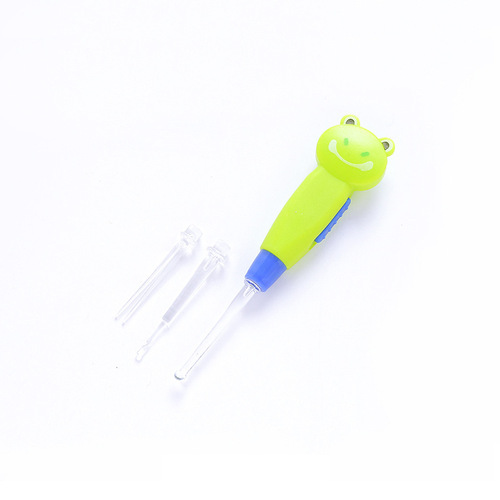 Children's earwax ear picking cleaning ear scoop luminous ear scoop ear picking scoop with light ear picking tool children's ear scoop