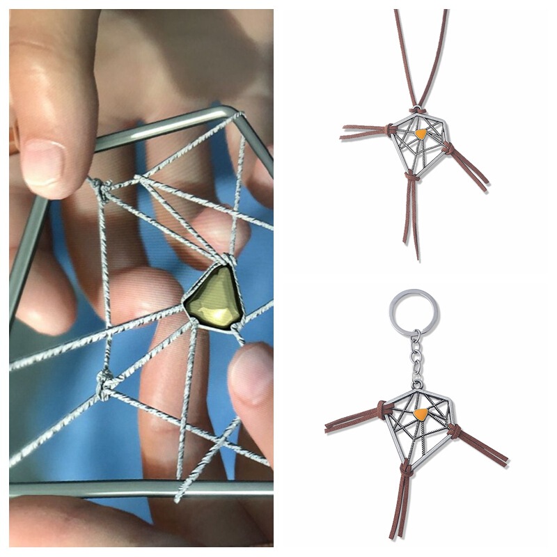 Game Surrounding Death Stranding Catcher Necklace Dreamcatcher Keychain Sam Same Style Souvenir Gift