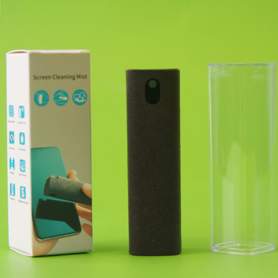 可定制LOGO屏幕清潔劑OEM跨境便攜屏幕清潔器噴霧擦拭壹體清潔液