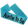 Yingying Party Etiquette with Dad Mom Auntie to Be Baby Party Welcome Belt
