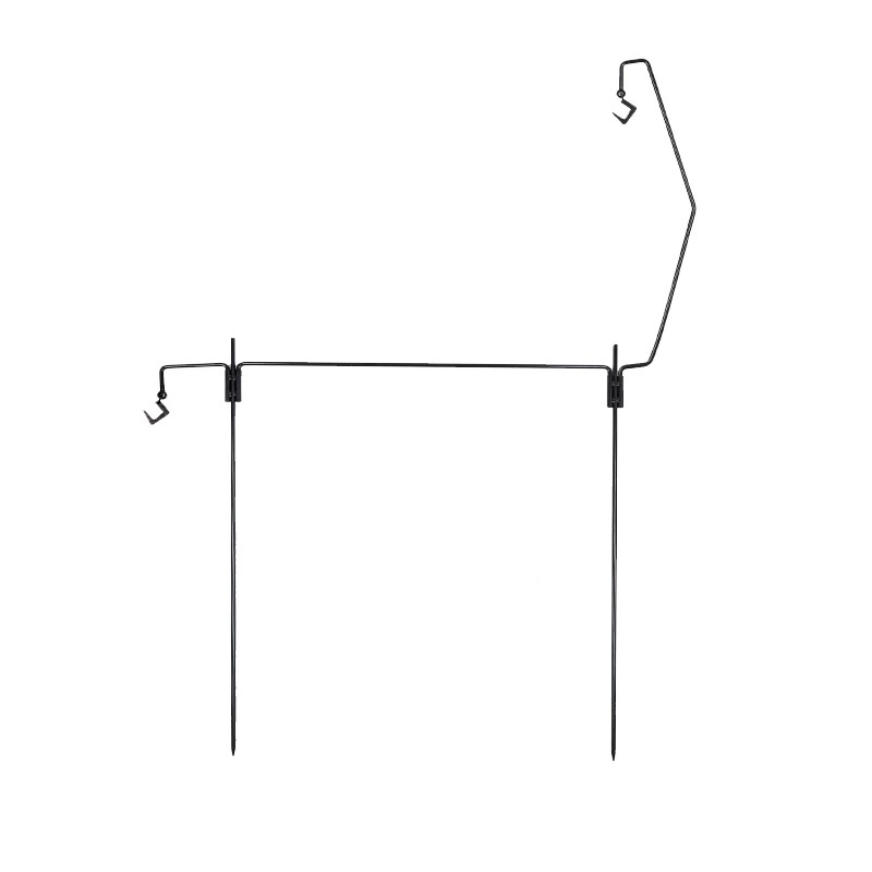 三只小驴 Outdoor open -camp iron lamp holder standing rack can be removed from combination of lighting lights, kerosene lamp camp lamp frame