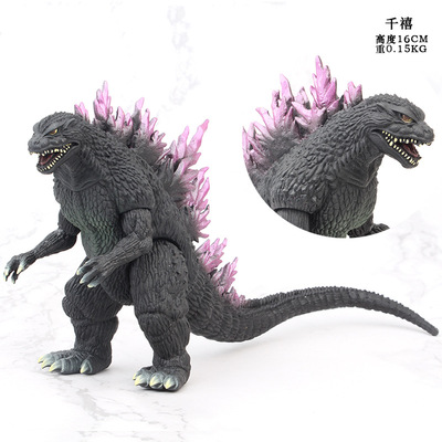 千禧哥斯拉动漫摆件手办恐龙怪兽模型仿真模型玩具