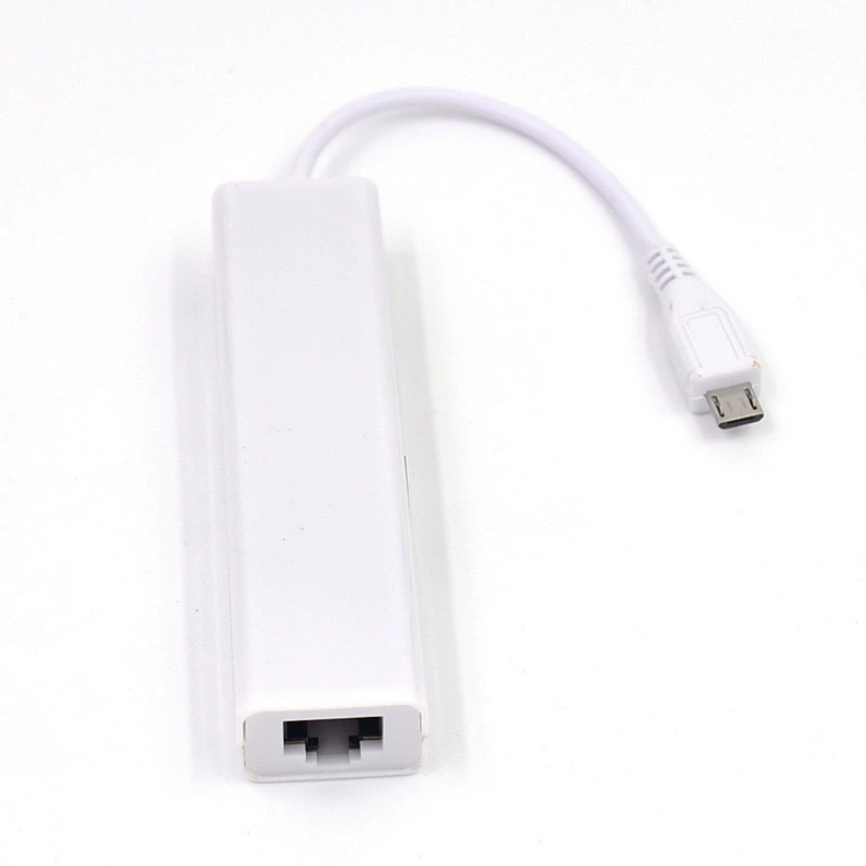 Android сетевой адаптер HUB планшет проводной V8, micro USB — RJ45 конвертер OTG Ethernet