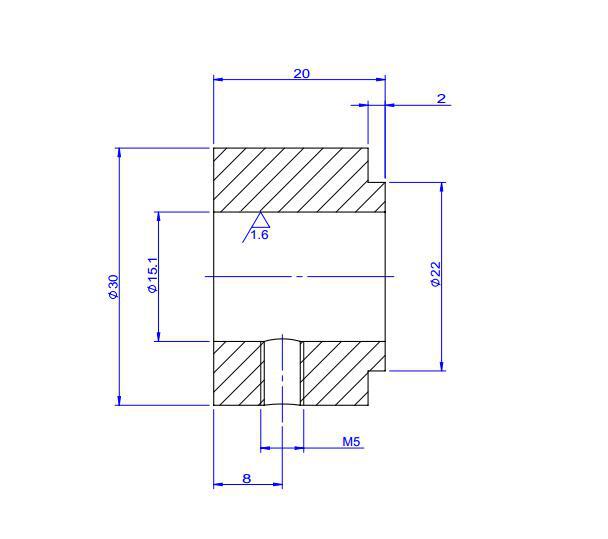 口罩机配件挡圈一拖二口罩机零部件配件口罩机零配件