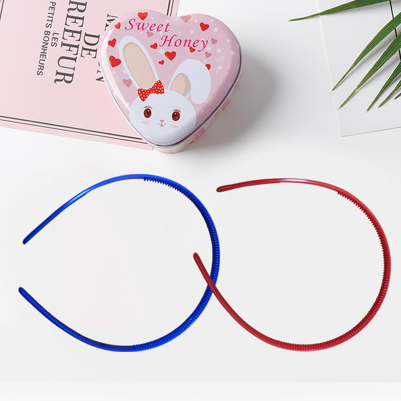 0.8公分糖果色发箍创意头饰头箍批发多种颜色可选卡通碎发