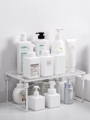 可疊加鐵藝廚房置物架櫥櫃瀝水碗碟架廚具收納架調味品架子