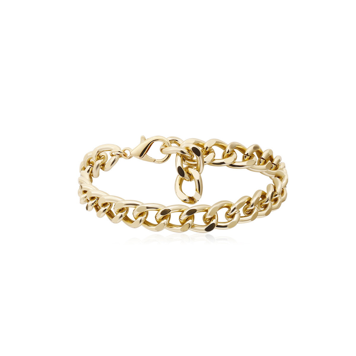 欧美跨境饰品 简约百搭流苏朋克脚饰 个性单层长款链条脚链女