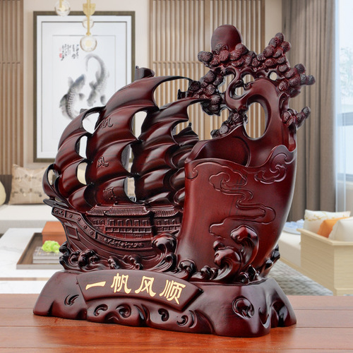 Resin crafts, creative pen holder ornaments, smooth sailing, teacher and student gifts, factory dropshipping