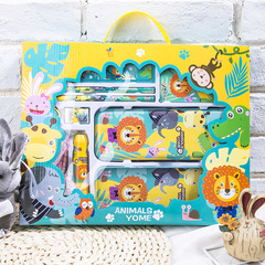 廠家直供兒童手提學習用品卡通文具套裝兒童禮物套裝學習文具批發