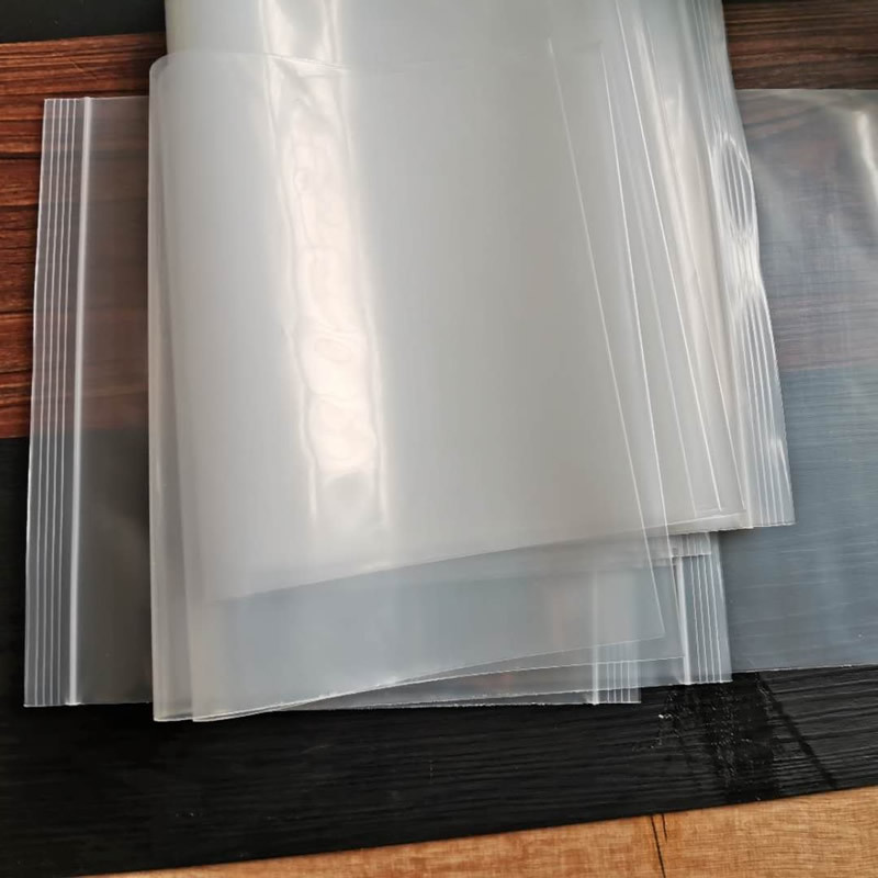 现货22*35cm 双层20丝特厚自封袋  PE透明加厚密封口包装袋 100个