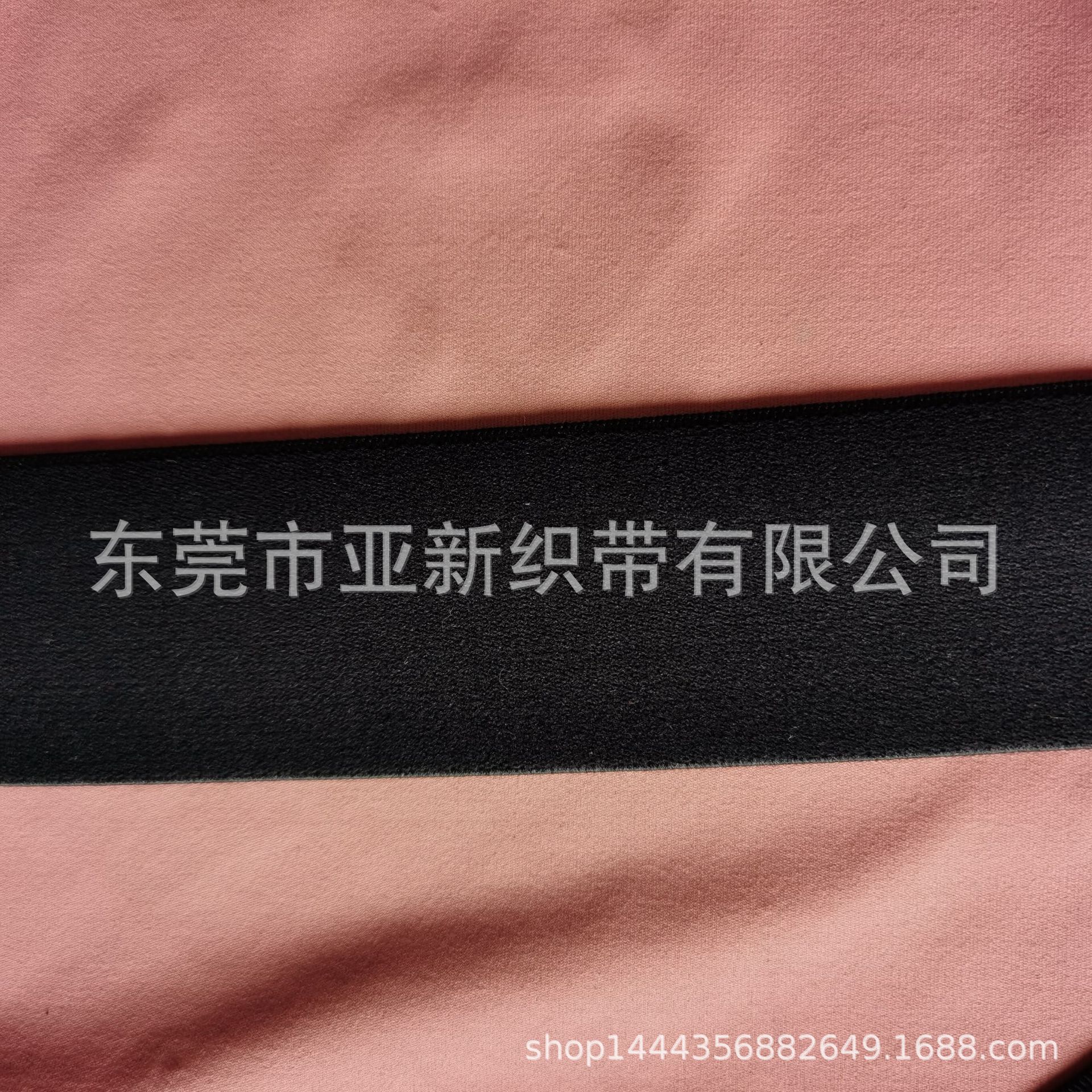 库存现货2CM松紧带黑色尼龙磨毛效果柔橡筋弹力好服装内衣裤丈巾