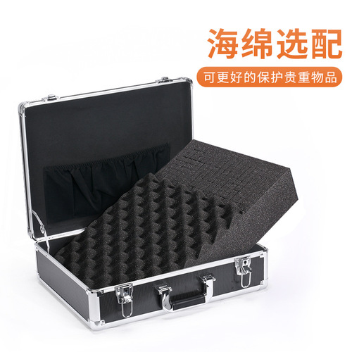 Factory Hardware Aluminum Alloy Tool Box Electric Handheld Car Aluminum Box Monitoring File Instrument Box Equipment Box