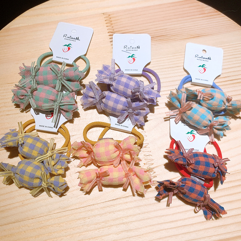 New Fabric Candy Hair Rope display picture 3