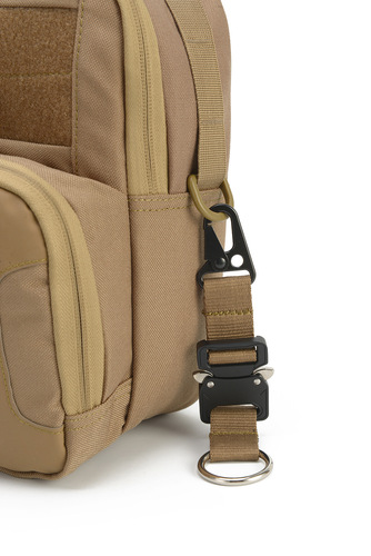 Outdoor tactical cobra buckle nylon webbing hanging buckle keychain tactical carabiner eagle beak hook molle