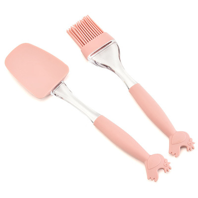 silica gel baking Kitchenware silica gel cream Oil brush Two piece set Cake baking Butter Spatula kitchen Gadgets