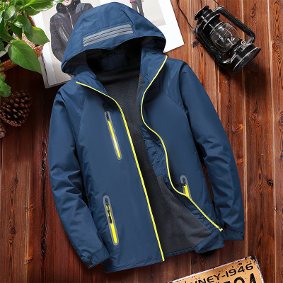 2020 new pattern Pizex outdoors Windbreaker motion Reflective Plush Pizex waterproof Mountaineering suit