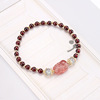 Tourmaline crystal bracelet pomegranate, jewelry, moonstone, wholesale