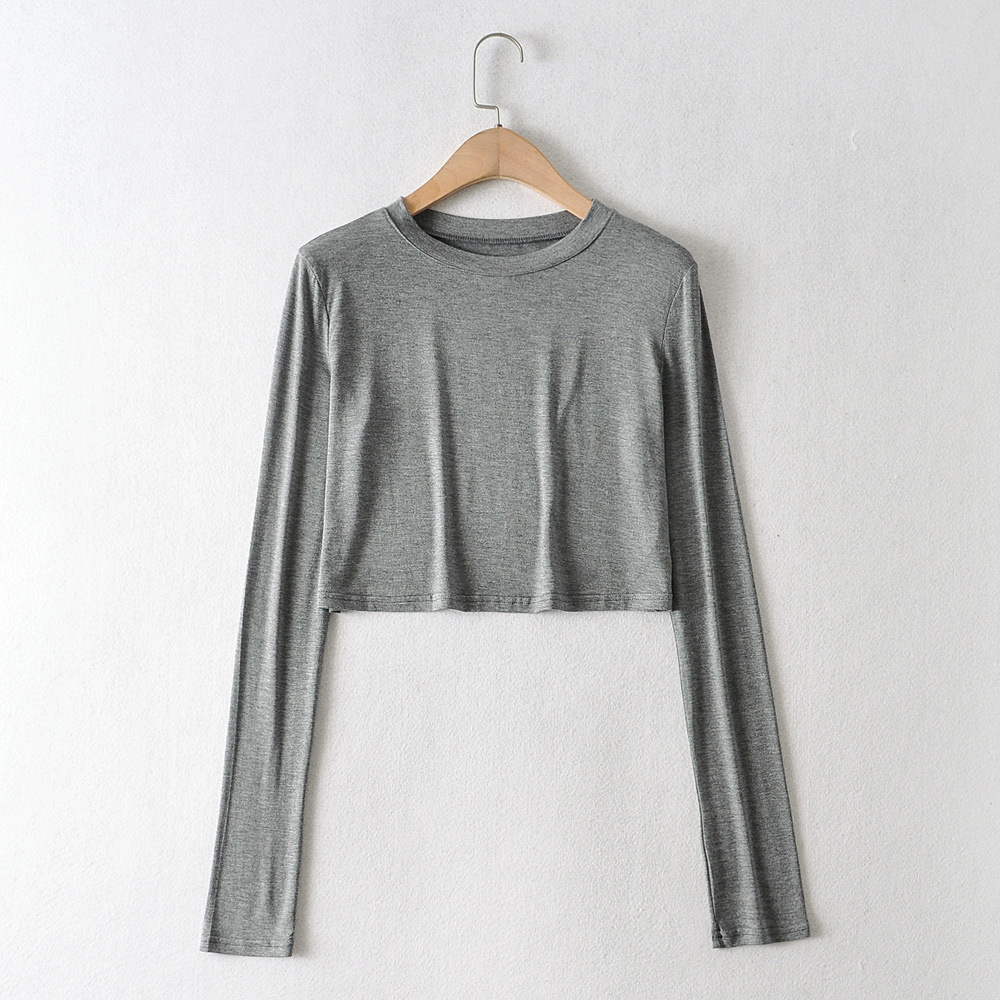 Autumn round neck long-sleeved T-shirt  NSAC13935