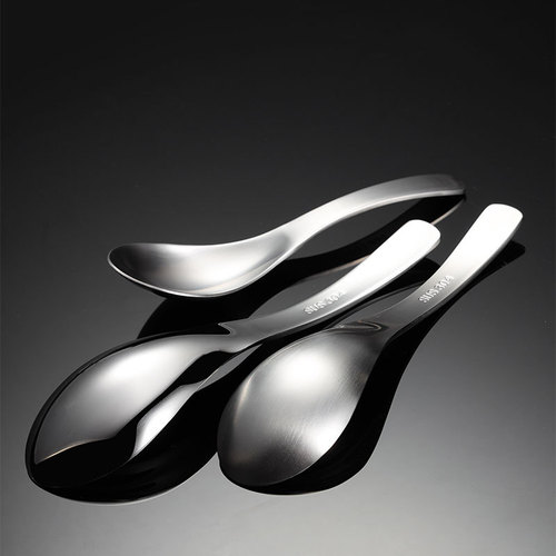 Ain Western Food Hotel 304 stainless steel spoon household spoon palace round head spoon children's spoon Chinese spoon