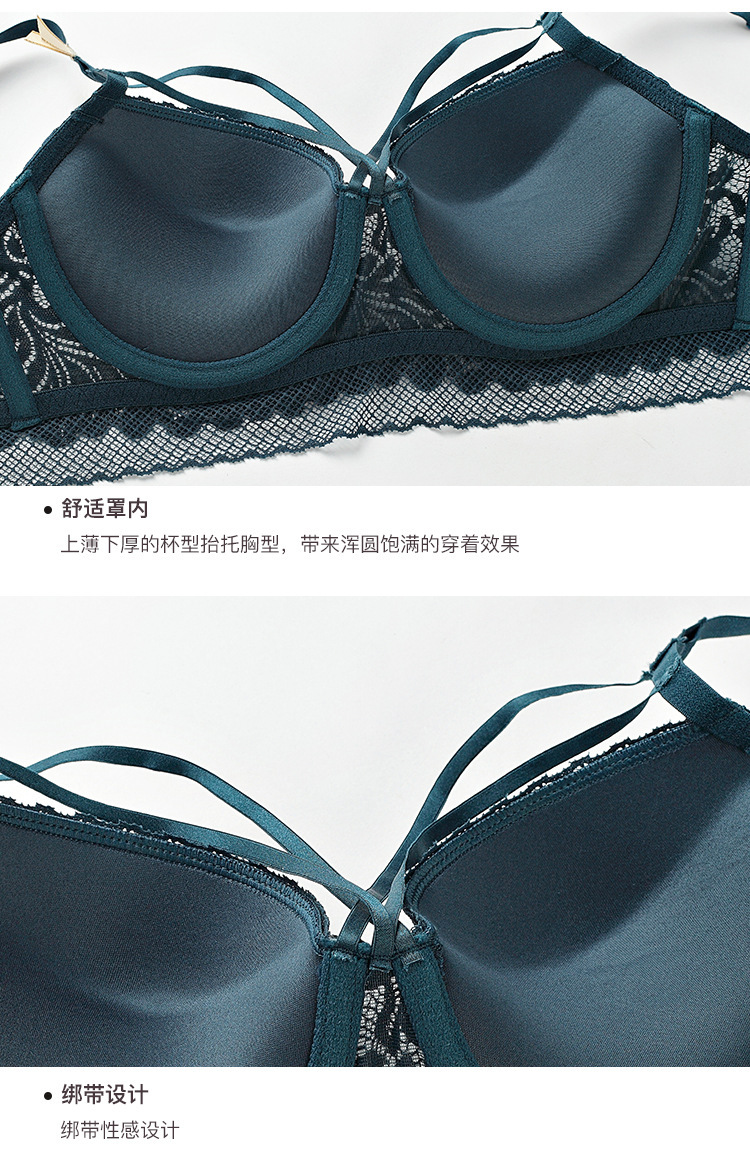 New deep V sexy lace comfortable underwear set NSXQ13118