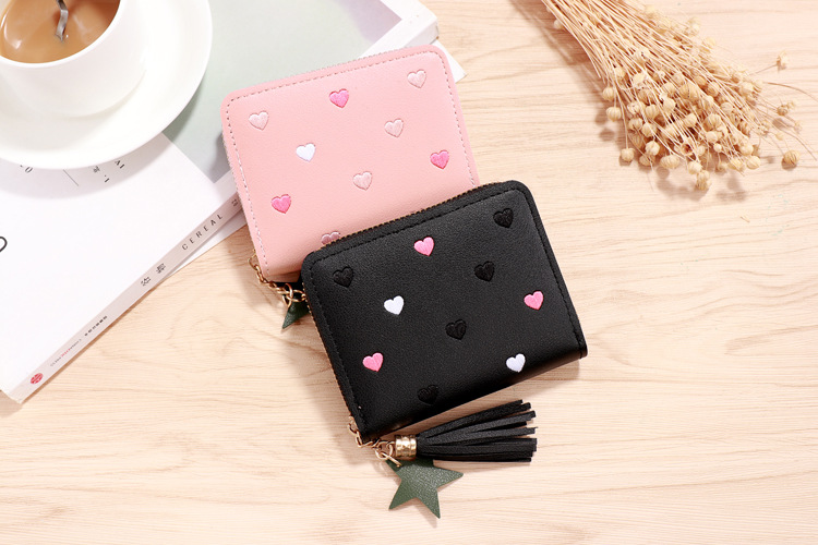 Women's Solid Color Pu Leather Hook Loop Wallets display picture 1