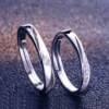 Ring for beloved suitable for men and women, accessory, jewelry, simple and elegant design, silver 925 sample, wholesale