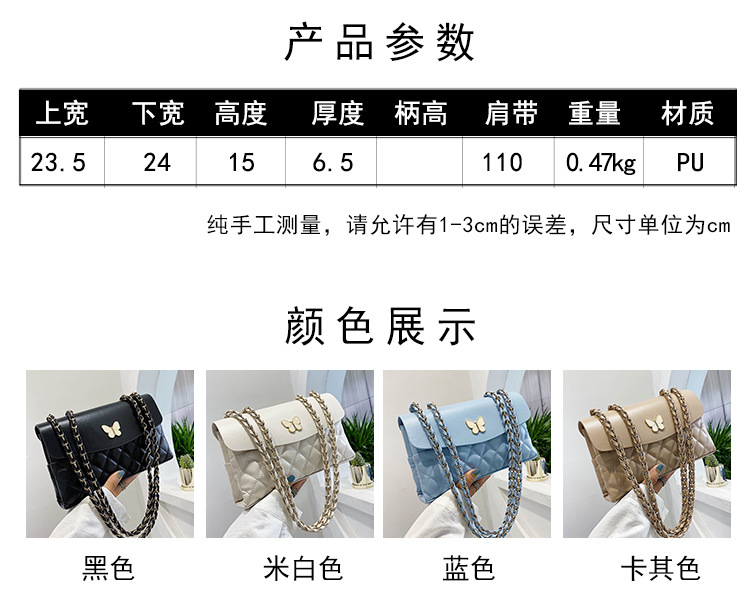 New Trendy  Fashion Rhombus Chain Bag  Wild Small Square Bag display picture 26