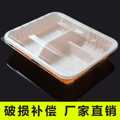 disposable Lunch box 3 Fast food box Easy Lunchbox 4 Particularly Packing box rectangle Plastic