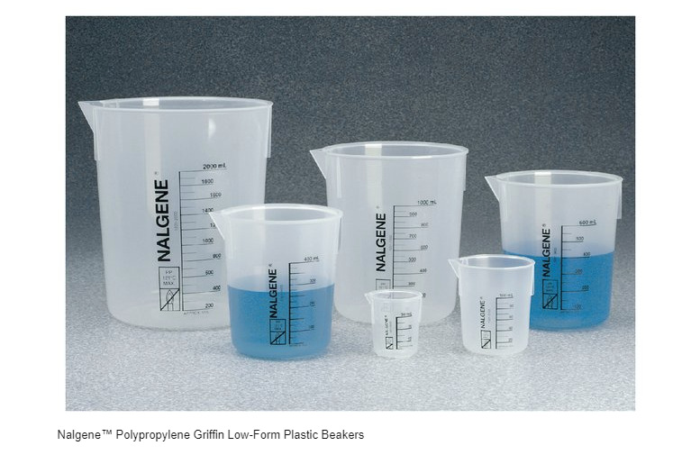 Nalgene耐洁1201-2000Griffin低型2000ml烧杯聚丙烯PP赛默飞烧瓶