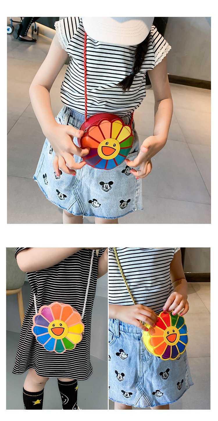 Sunflower Colorful Children's Messenger Bag Wholesale Nihaojewelry display picture 28