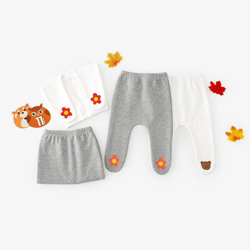 Winter children's warm tights, fashionable cartoon leggings