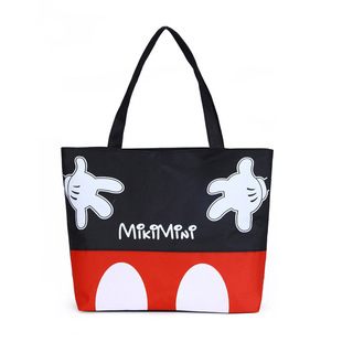 European and American fashion women's bag new canvas shoulder bag multi-color large capacity casual environmental protection shoulder handbag