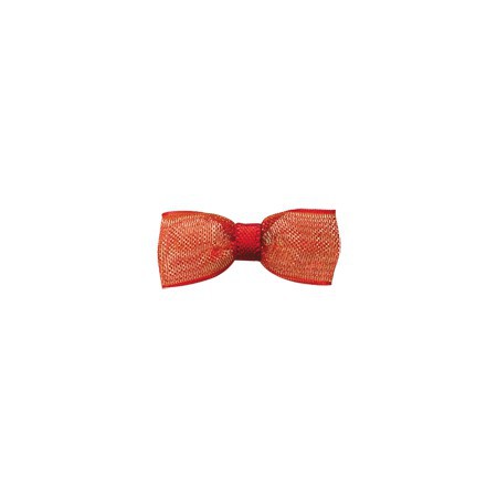 Yao Ming 2,3 cm ancho cinta arco caja de regalo embalaje pequeña flor tejida a mano arco nudo de cintura de tres puntos